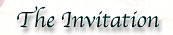 The wedding invitation